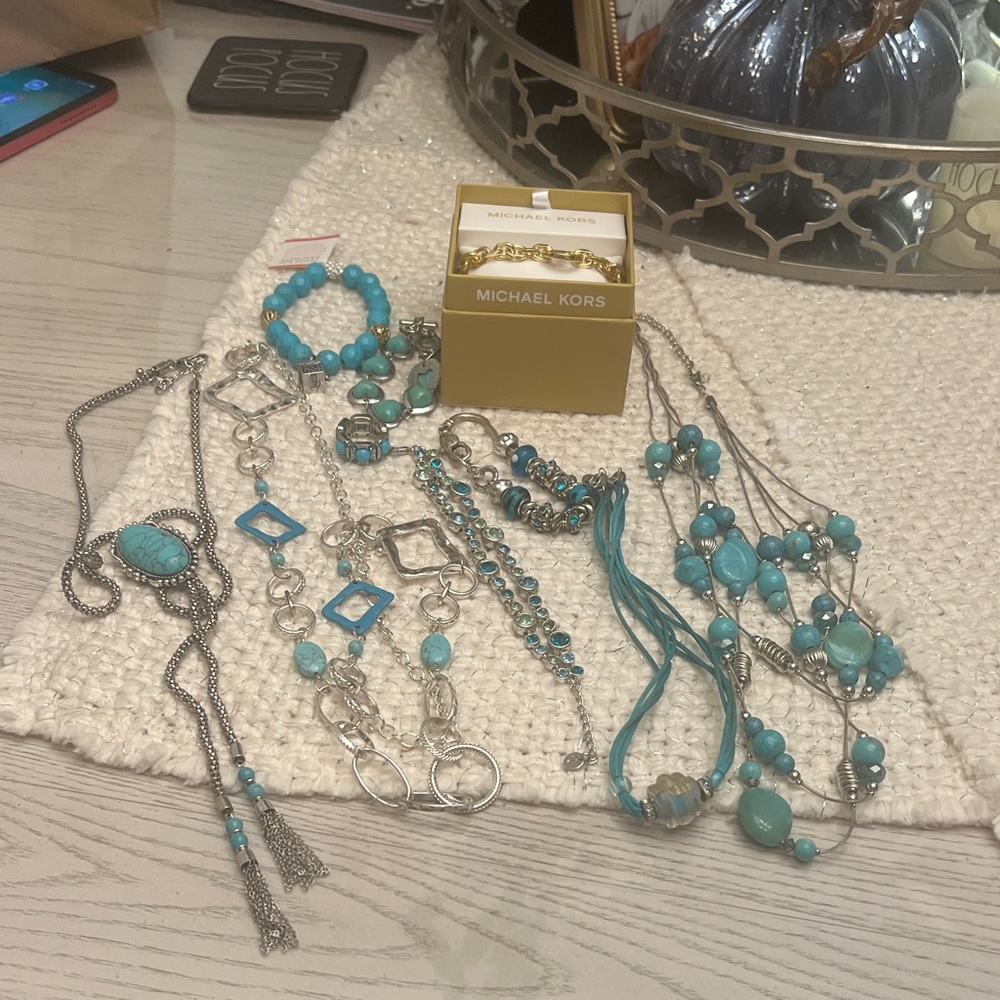 Michael Kors bracelet and Turquoise and Silver bundle